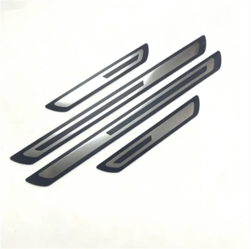 for VW Volkswagen PASSAT B5 B6 B7 B8  Door Sill Scuff Plate Welcome Pedal Stainless Steel Car Styling Accessories
