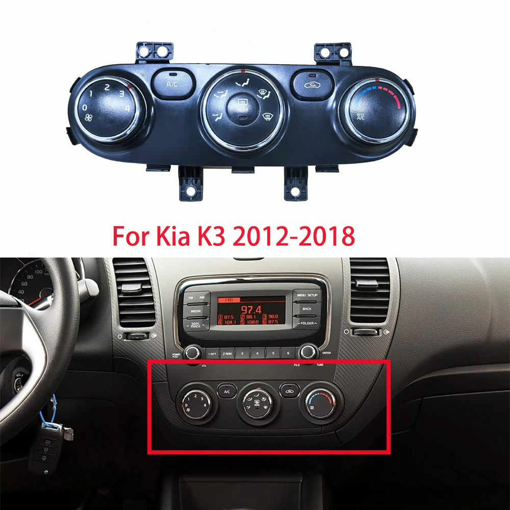

Manual Air Conditioning Control Panel Switch For Kia K3 2012-2018 Manual Air Conditioning Panel