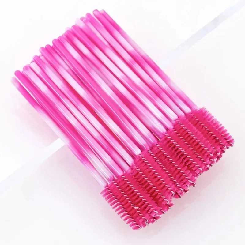 50Pcs Einweg Wimpern Pinsel Wimpern Verlängerung Werkzeuge Augenbraue Pinsel Mascara Wands Applikator Spooler Auge Wimpern Kosmetik