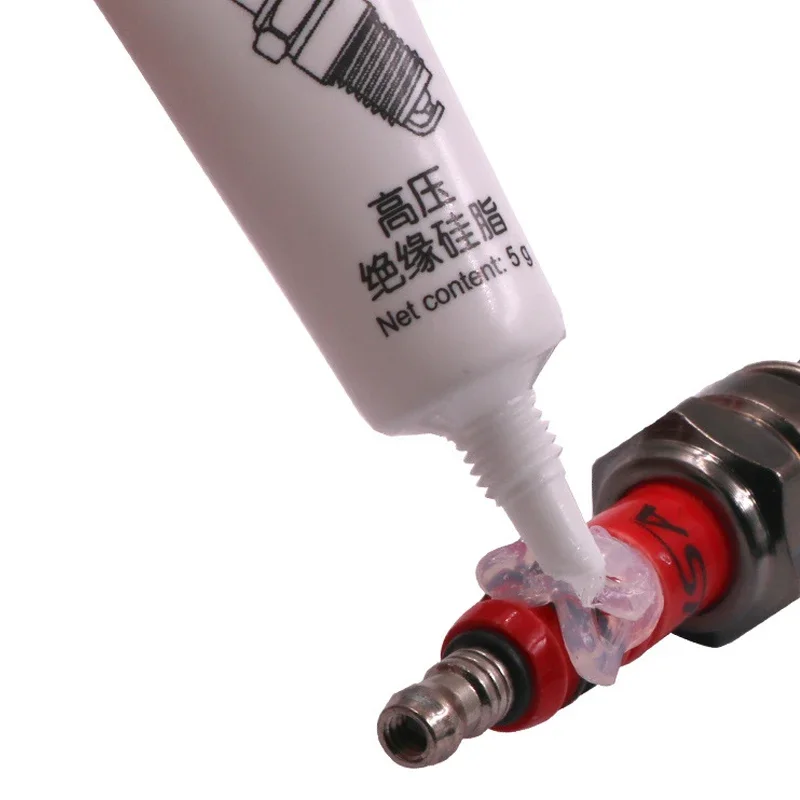 Car Spark Plug Curing Agent High Voltage Insulating Silicone Grease High and Low Temperature Corrosion Resistance Car Accessory