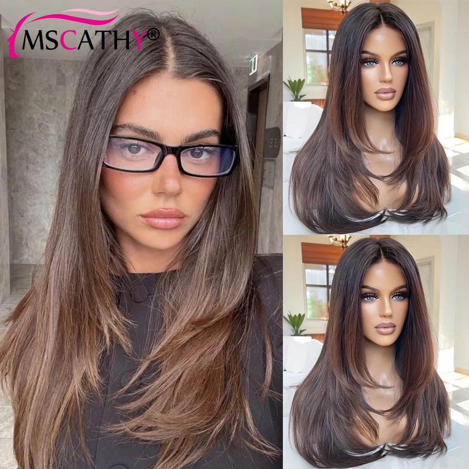 13X6 Brown Ombre La… - image