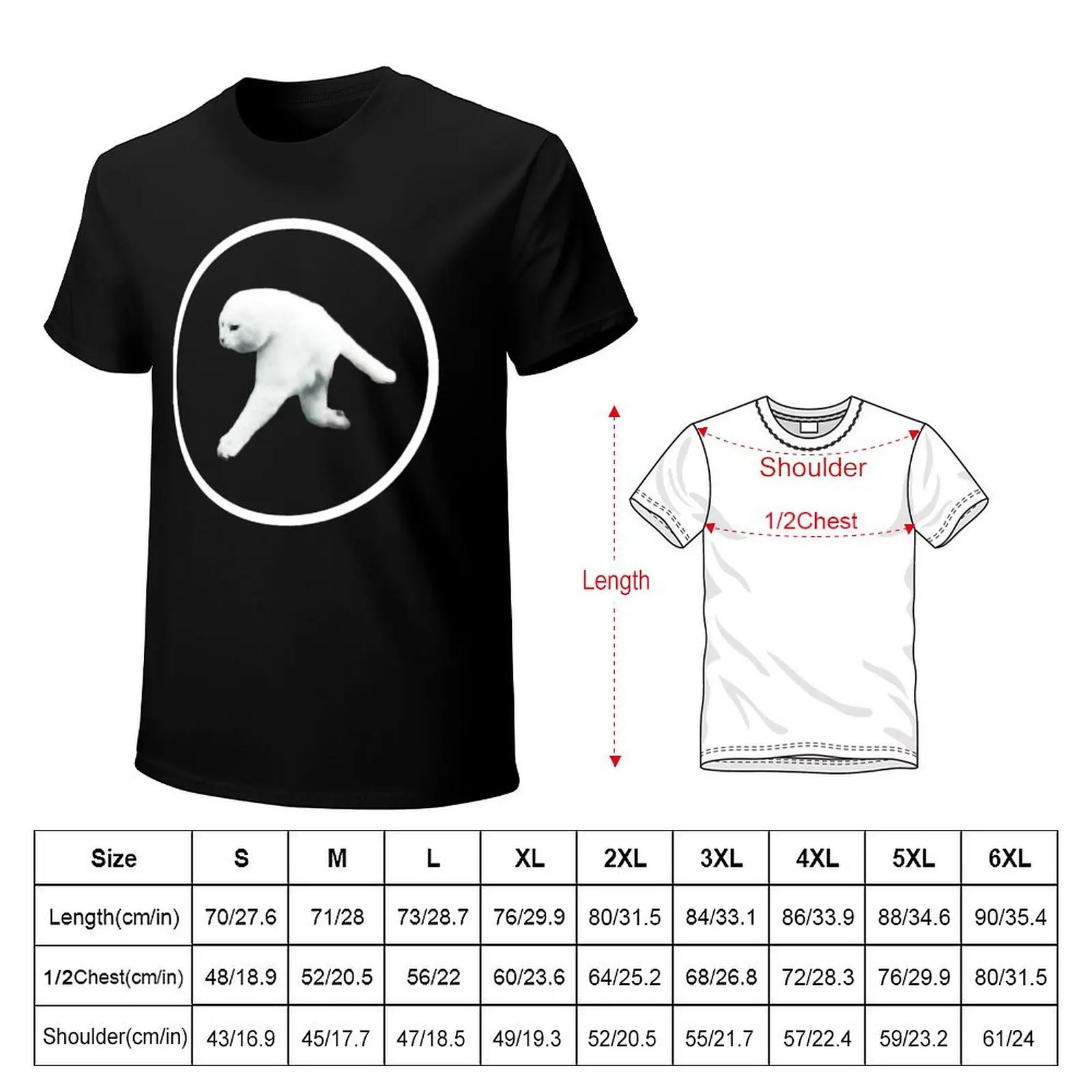 Aphex Twin - Two legged cat (white logo) T-Shirt men t shirt cotton 100% T-Shirt