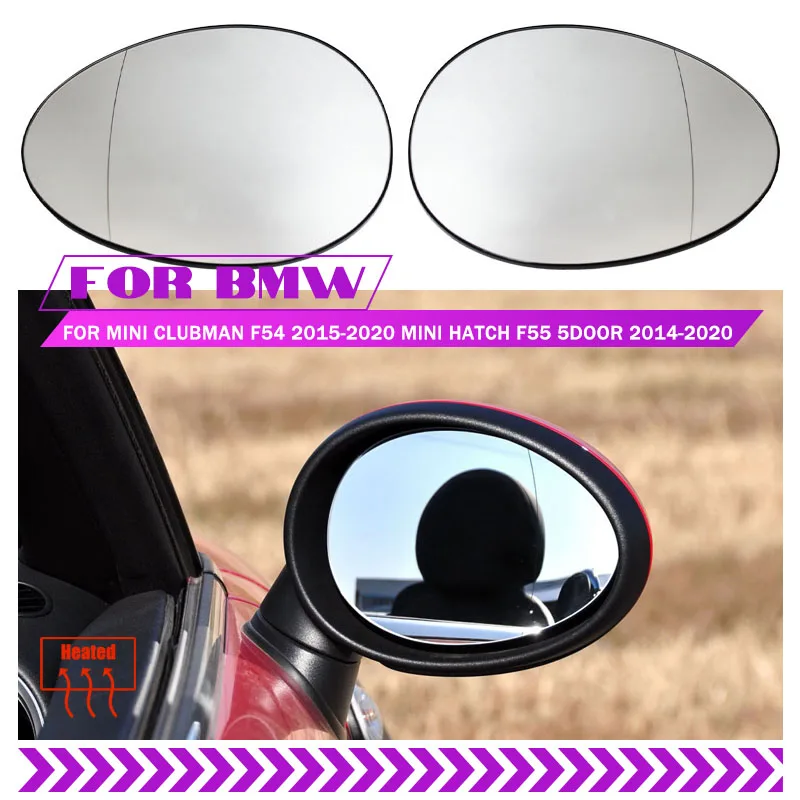 Left Right Car Heated Wing Rear Mirror Glass For BMW Mini R55 R56 R57 R58 R59 R60 R61 2007-2014 51162755625 51162755626