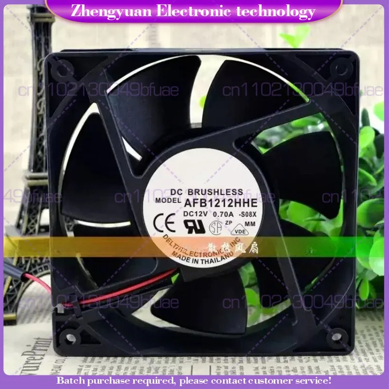1pcs New for Delta AFB1212HHE 12V 12CM 12038 0.70A Speed/Alarm, Cooling Fan