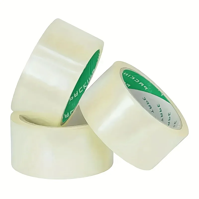 Multi-Purpose Transparent Packaging Tape, Suitable for Office, Sealing Boxes, Gift Packaging, Strong Adhesive, Good Sealability