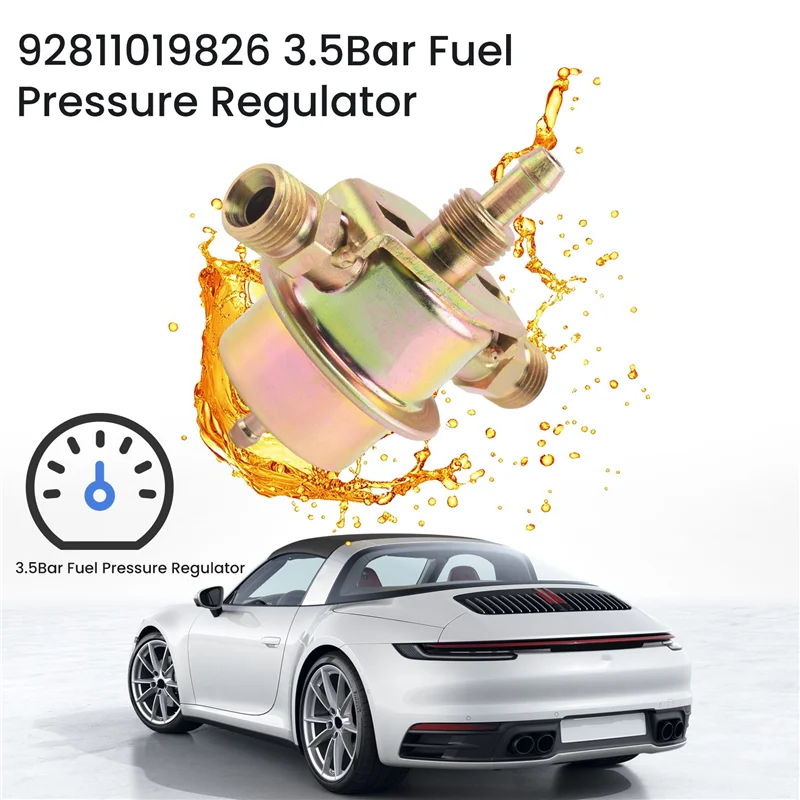 

Durable-92811019826 3.5Bar Fuel Pressure Regulator For Porsche 911 Coupe Targa 928 959 Coupe 911 Cabrio