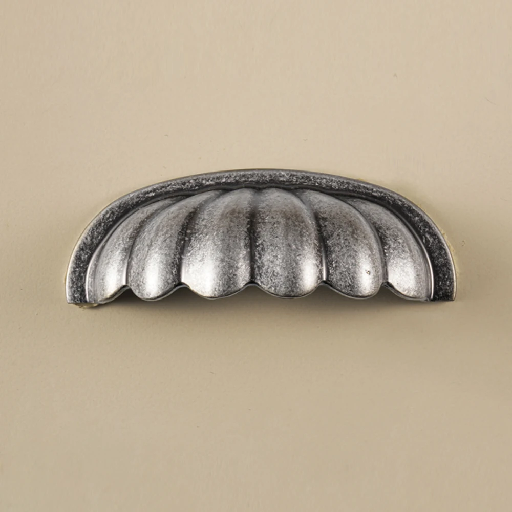 Dooroom Brass Furniture Handles Modern Pumpkin Vintage style antique silver Wardrobe Dresser Cupboard Cabinet Shoe Box Knobs