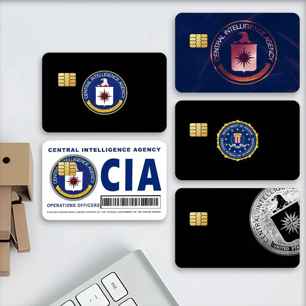 Fun C-CIA-S Cool Credit Decorative Card Stickers Suitable For Bank Cards Metro Transit Anti-scratch Gift 4PCS