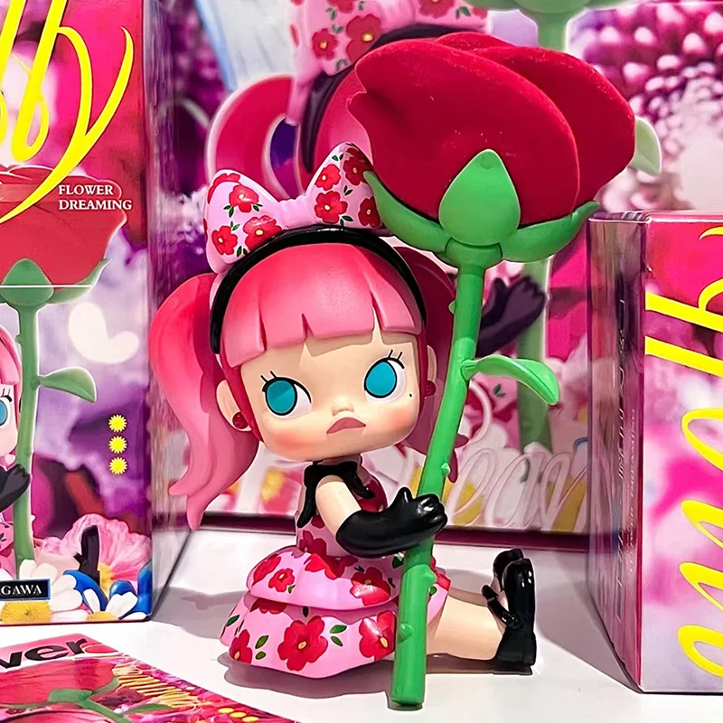 

POP MART Molly Mika Ninagawa Flower Dreaming Series Trendy Blind Mystery Box Bag Action Figure Surprise Gift