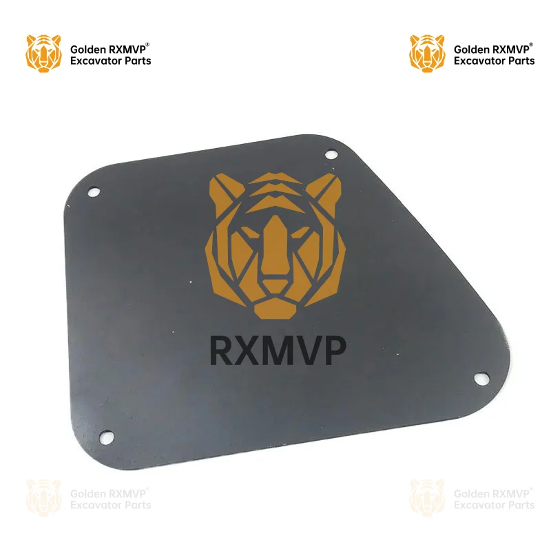 For Hitachi ZA60/70 door lock cover plate lock cover plate cab door lock inspection cover plate iron plate excavator accessories