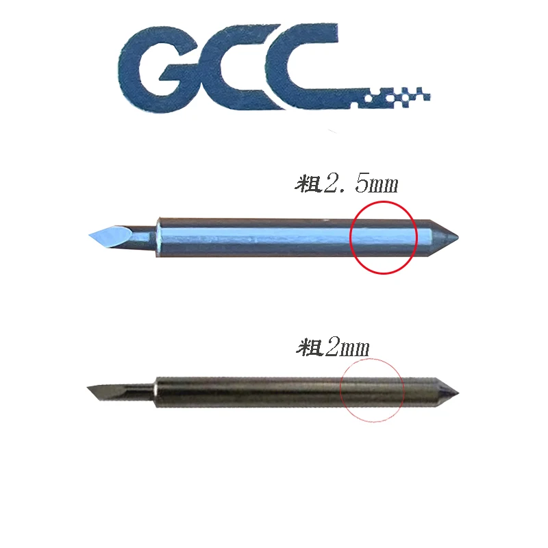 GCC SignPal GRC-132S Roland lettering knife GCC Jaguar EXPERT 2LX Cutting Plotter Blade Vinyl Film Cutter Knife 2.5mm 2mm Dia