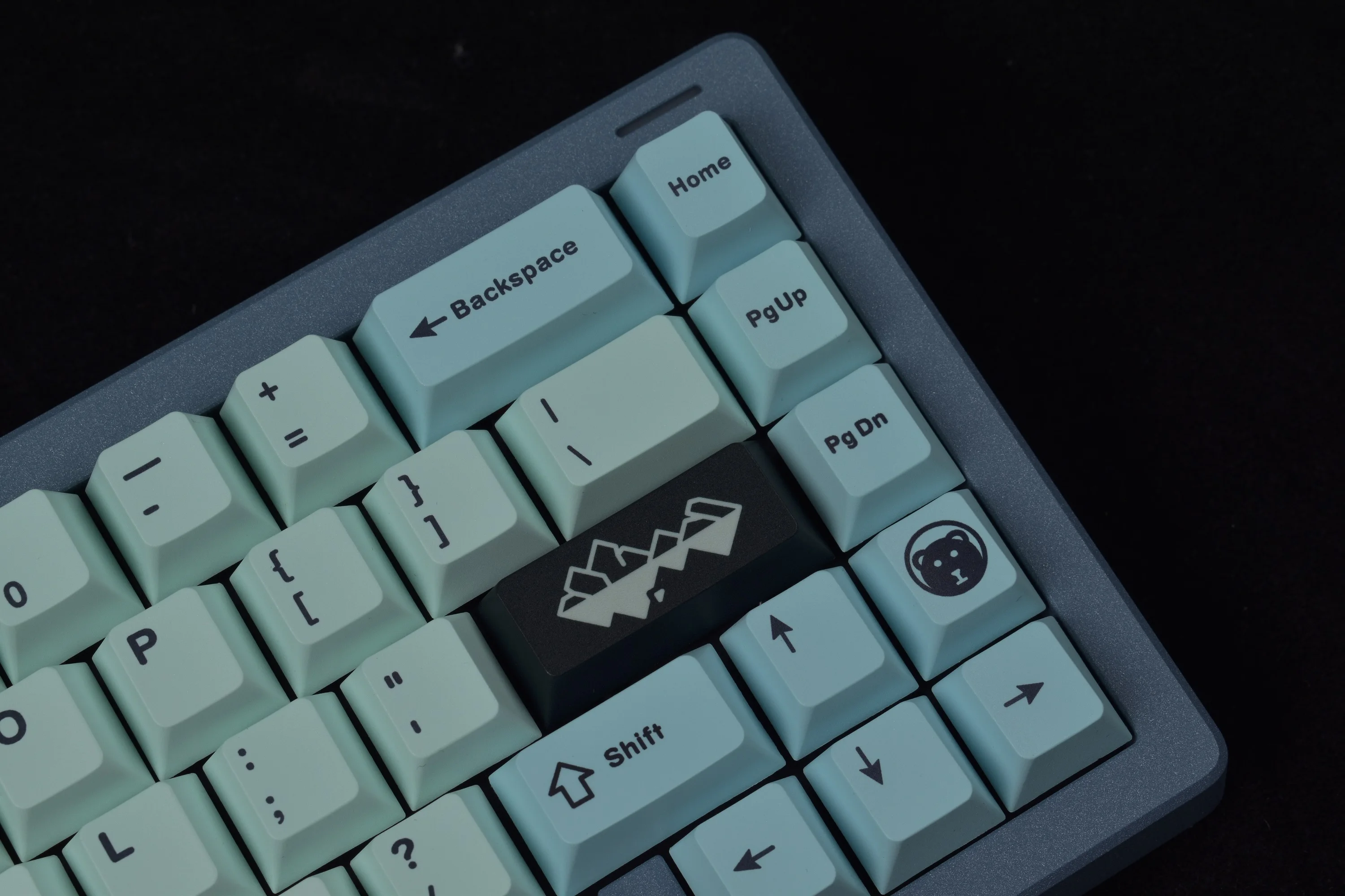 Createebs Keycap ePBT keycaps Glacier80 setelan Keycap dasar Novelties Numpad