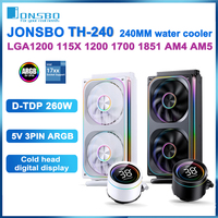 JONSBO TH-240 CPU Liquid Cooling Thousand Layer Mirror Fan Integrated Water-cooled Radiator LGA1700 1851 1200 115X AM4 AM5