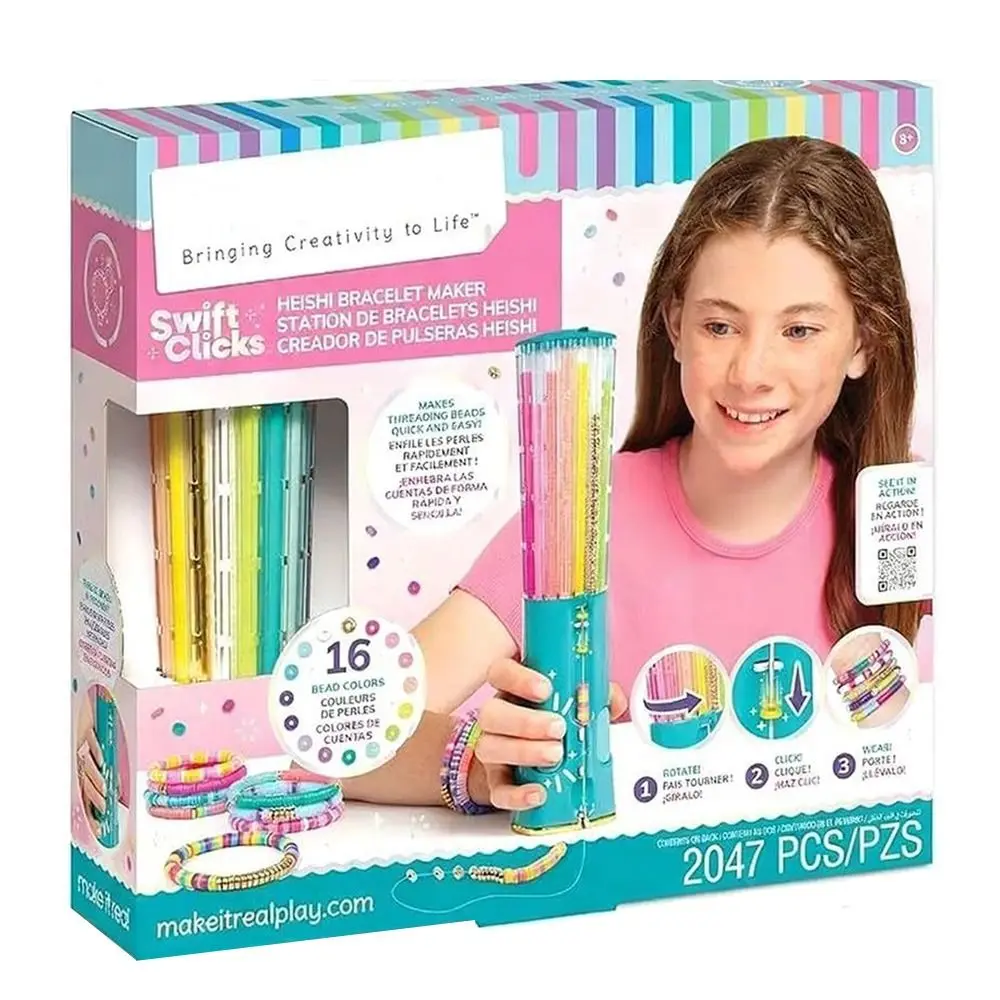 Nuevo Kit para Hacer Pulseras de PVC con Cuentas, Kit de Fabricación de Joyería DIY con Cuentas, Máquina para Hacer Pulseras, Juguetes DIY con Cuentas