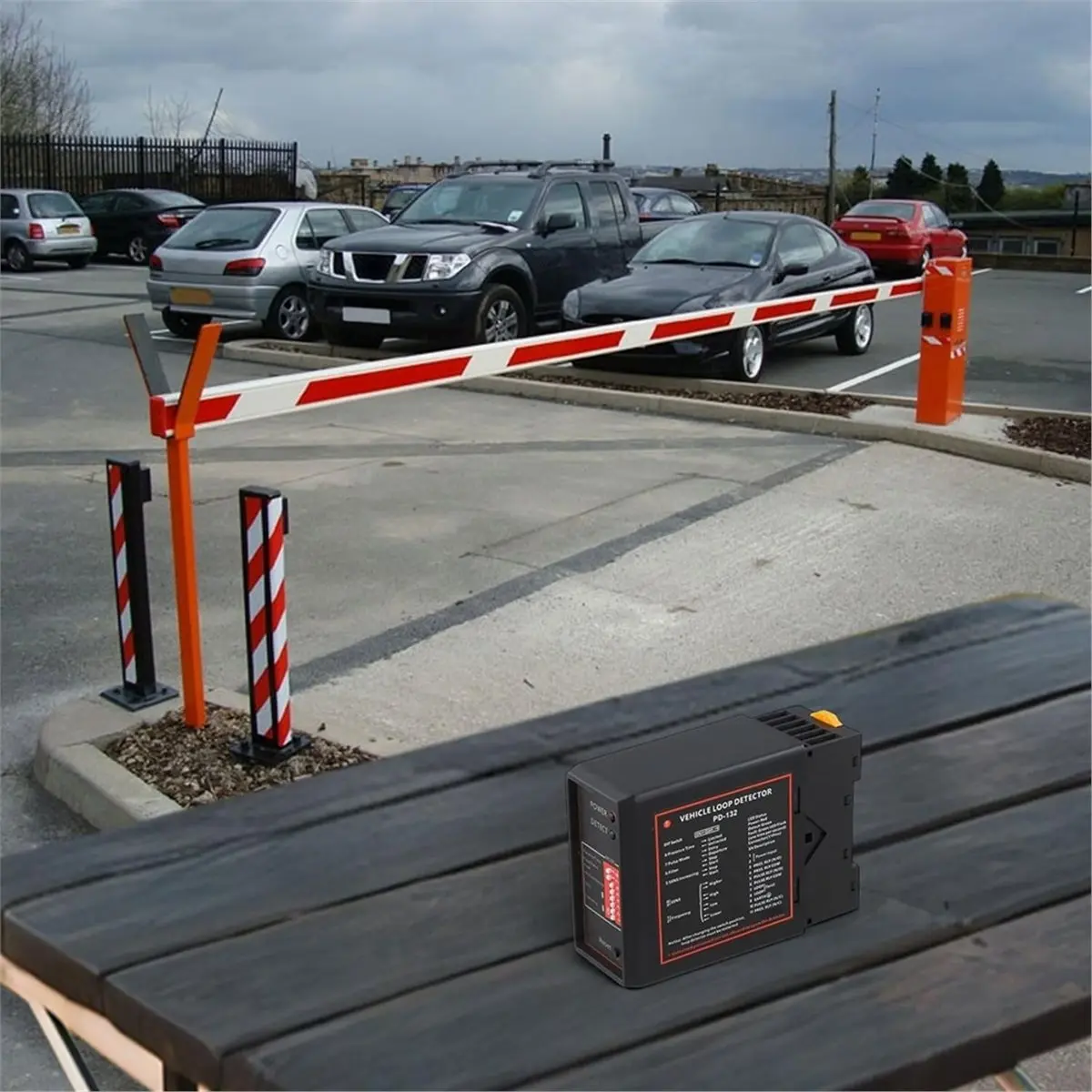 

НОВЫЙ Индуктивный петлевой датчик 2026 года, модуль датчика для одного транспортного средства PD-132 для автоматических дверей и контроля доступа на парковках, 220В