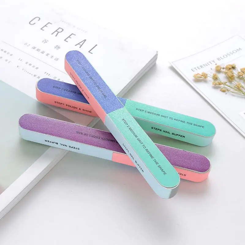 Nail File Thick Sandpaper Nail Manicure Sanding Nails Buffer Polishing Professionel Nail Polish Buffer Art Tools