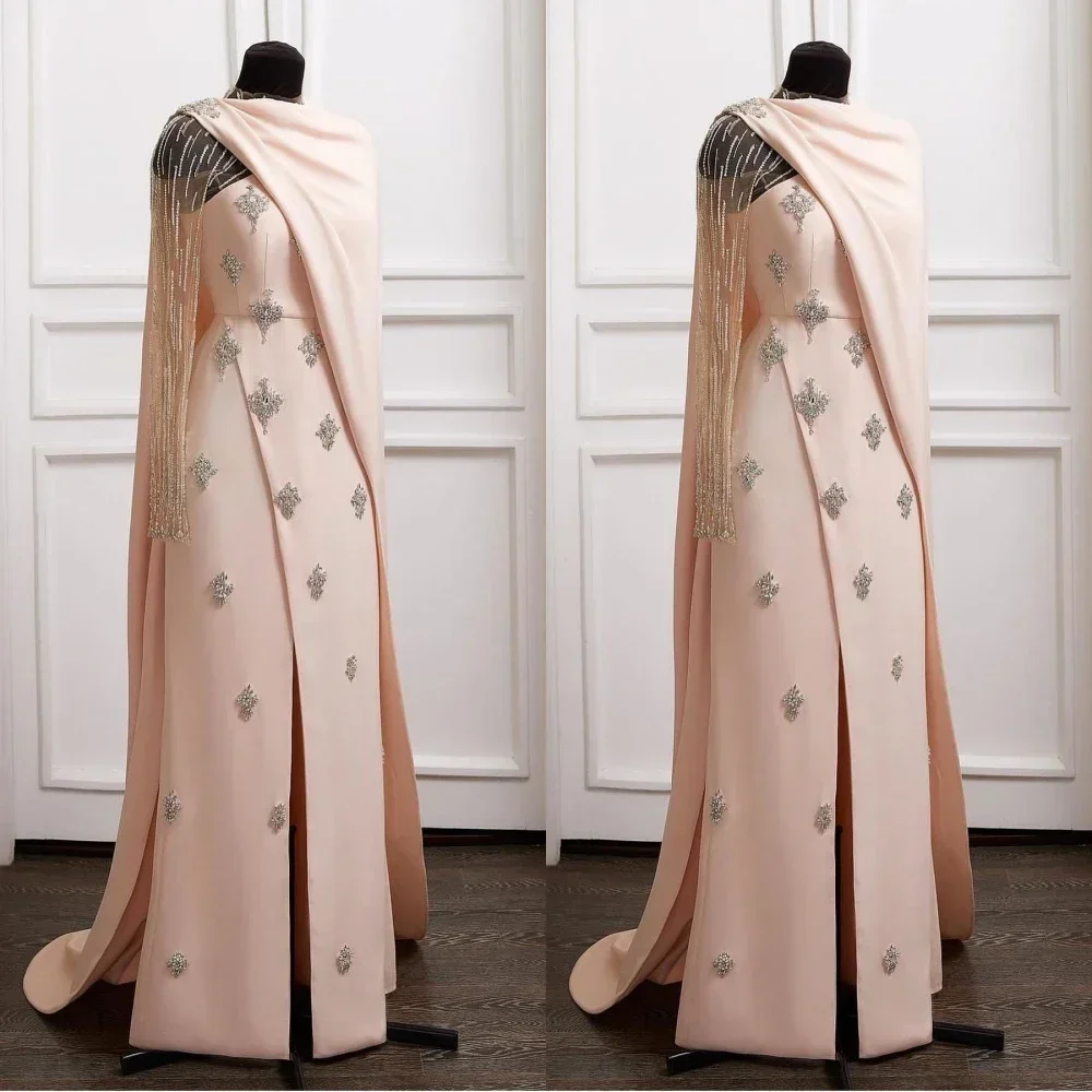 Customized Elegant Luxurious And Uniquely Designed One Shoulder Evening Gown With Decorative Slit Skirt Fashionable And Cutti