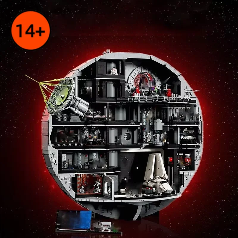 Ensemble de blocs de construction modèle galaxie et espace, 9023 pièces, en stock, 75419, jouets d'assemblage pour enfants et adultes, cadeaux d'anniversaire et de Noël