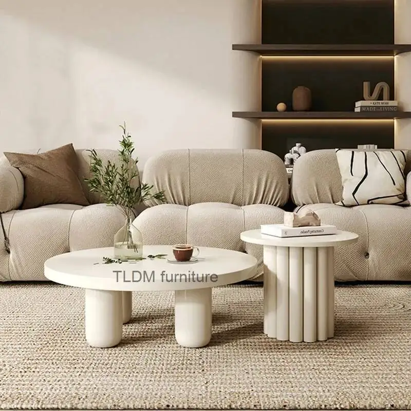 الحد الأدنى طاولات القهوة المستديرة الخشب الصغيرة لطيف جلام طاولات القهوة اليابانية الجمالية Mesas De Centro Para Sala أثاث المنزل