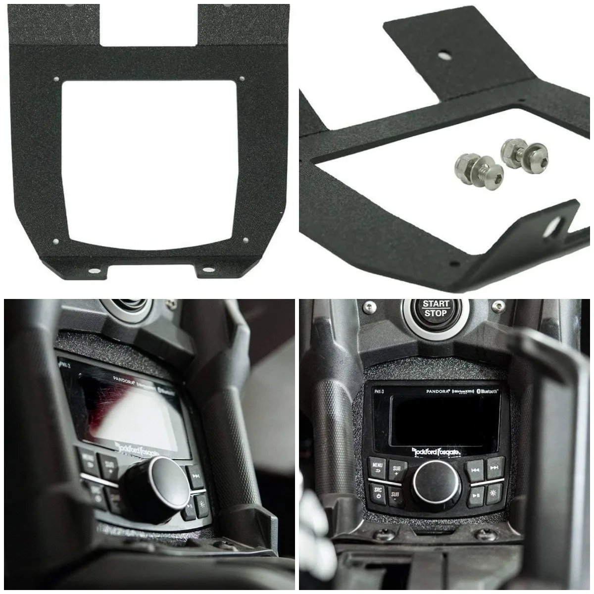 

Нижнее крепление Can-Am X3 Rockford PMX-2