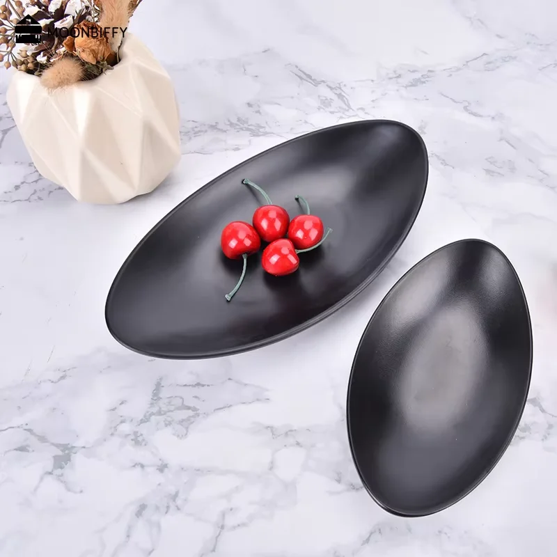 Bandejas japonesas para Sushi de mariscos Dim Sum, organizador de platos de cocina, plato de anillo, bandeja de joyería, llave, tocador, decoración, cuenco decorativo, 1/2 Uds.