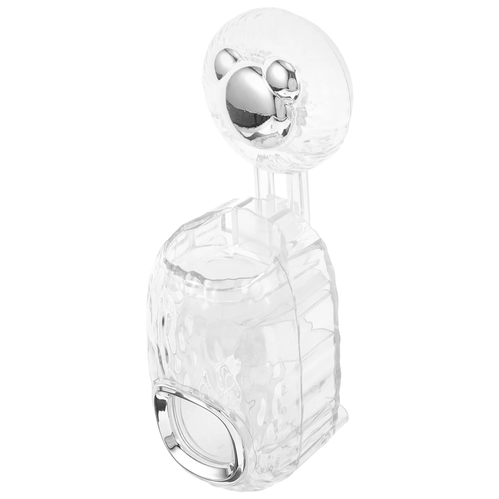 

Automatic Toothpaste Dispenser Suction Cup Wall Mount Transparent Toothpaste Tube Holder for Bathroom Accessories Organizer