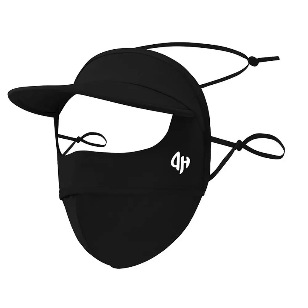 

Thin UV Protection Sunscreen Face Cover Solid Color Elastic Ice Silk Mask Face Protection Dustproof UV Protection Veil Riding