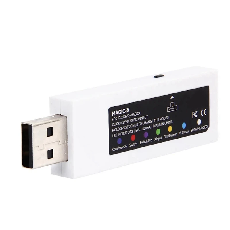 Voor MAGIC-X Usb Draadloze Adapter Voor Ps5/Ps4 Naar Serie X/S/Xbox1/Ps3/Switch/Raspberry Pi/Stoom/Sega/Pc/Neog