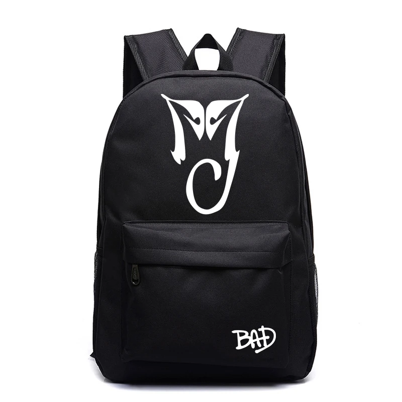 Famous Singer Kids School Bag Men Print Michael Bookbag Back Pack Fashion Backpack Students Bags for Girls Boys