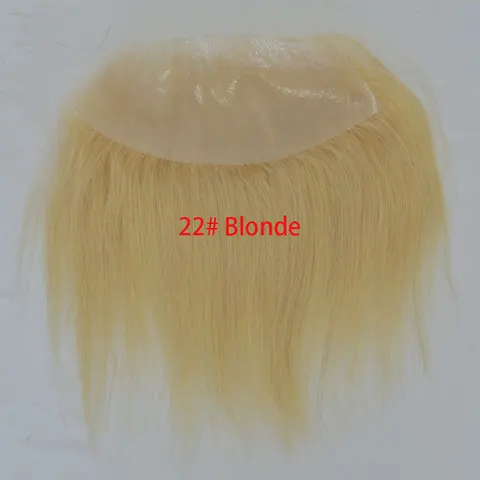 Мужской парик-накладка Eseewigs, коричневый, из полиуретана, 7x16 см