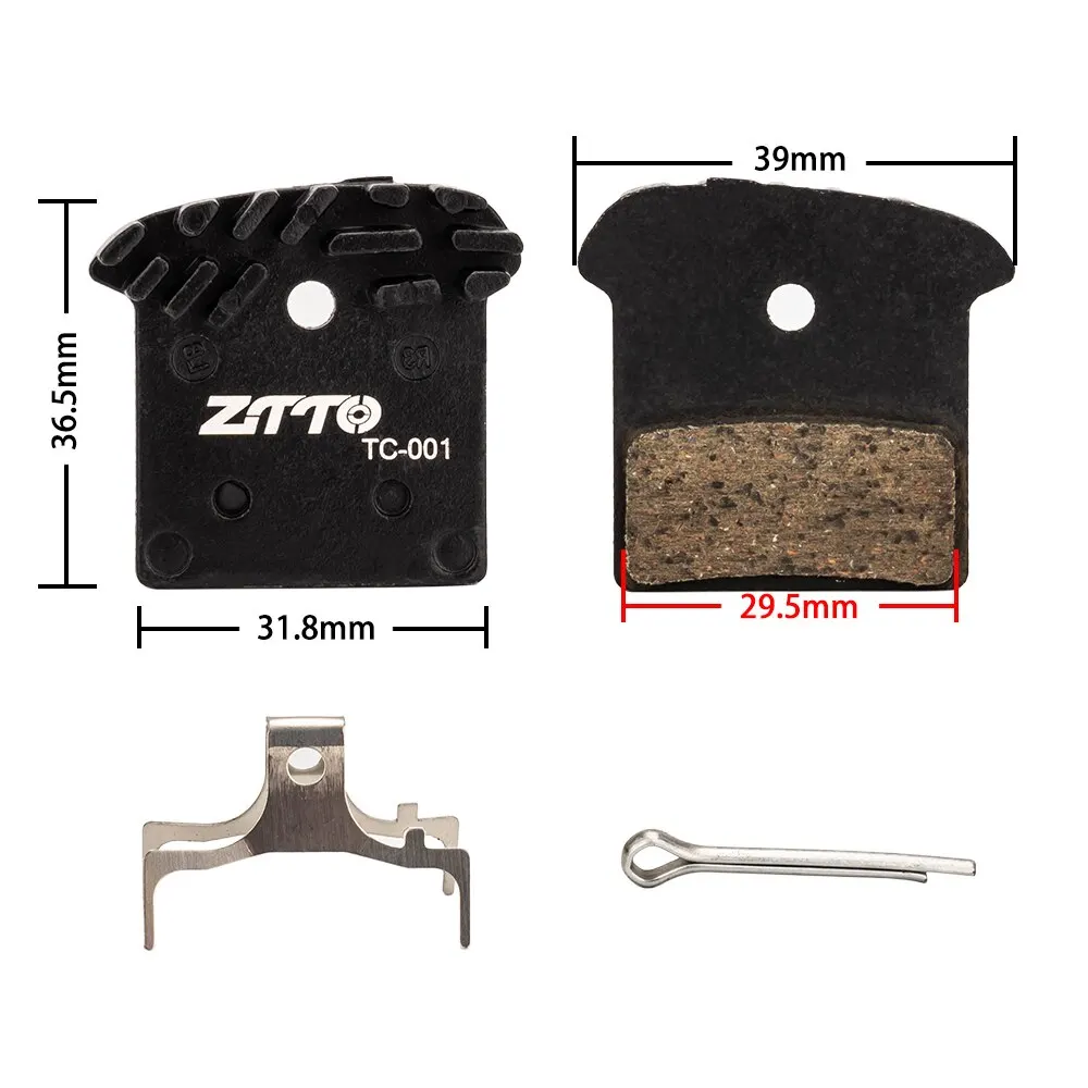 ZTTO MTB Ceramic Full Metallic Resin Ice Cooling Tech Brake Pads For M9000 M9020 M985 M8100 M785 M8000 G03A G04S J04C J03A