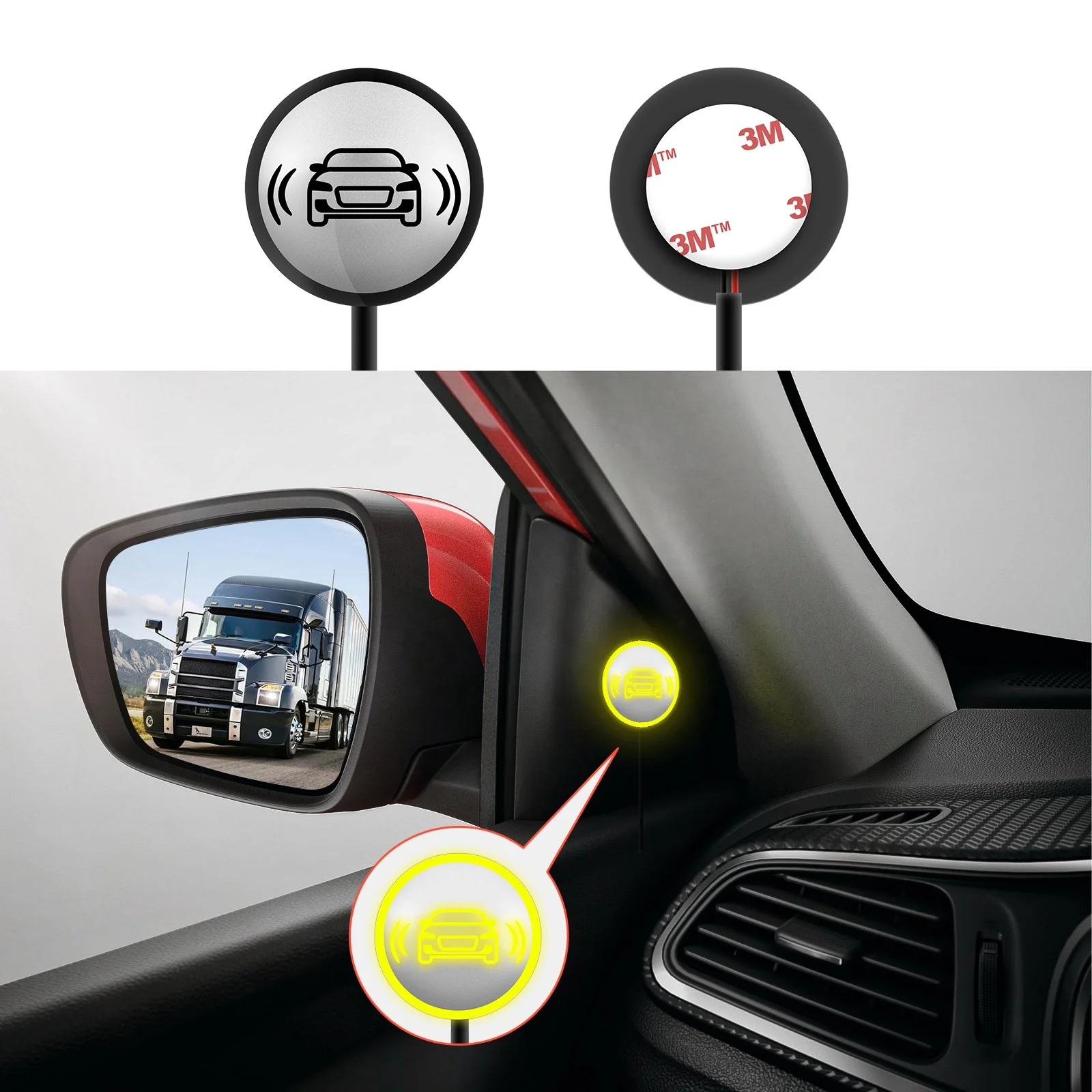 Universal Safe Driving Lane Change Blind Area Monitoring Microwave Sensor ASDS BLIS/BSD/BSM Car Blind Spot Detection System