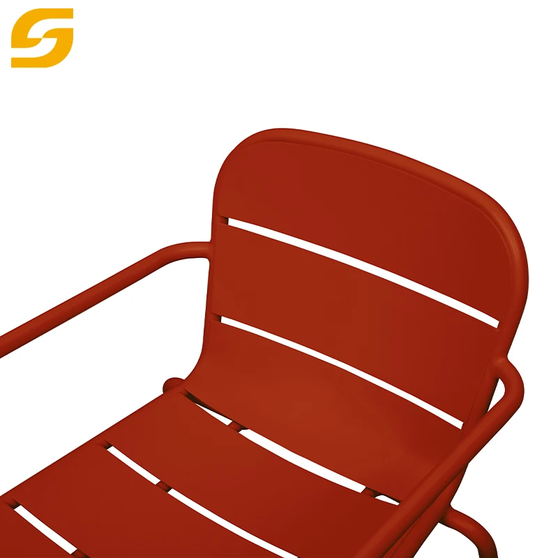 เก้าอี้สวนอลูมิเนียมแบบกําหนดเองเฟอร์นิเจอร์กลางแจ้งโต๊ะกาแฟ Bistro เก้าอี้รับประทานอาหารสระว่ายน้ําอลูมิเนียมชุดโต๊ะและเก้าอี้สวน