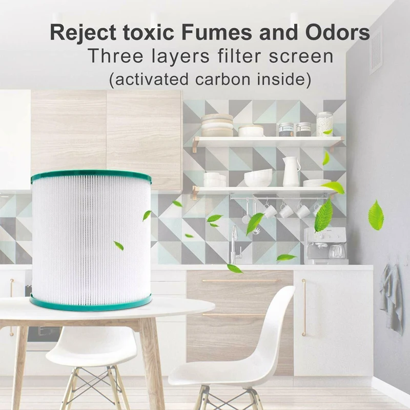 Sostituzione del filtro Hepa del purificatore d'aria a torre 4X per Dyson Pure Cool Link Tp02 Tp03 Tp00 Am11