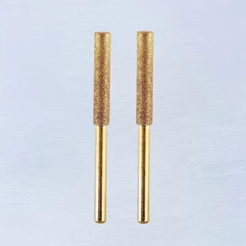 

5pcs 4.8mm Gold Heads, Diamond Coated for Craft Glass & Metal
