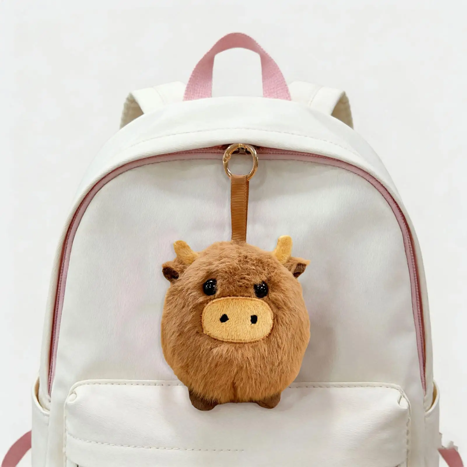 พวงกุญแจตุ๊กตาวัวน่ารัก ของตกแต่งกระเป๋า ของขวัญสำหรับเด็กผู้หญิง วันเกิด วันวาเลนไทน์