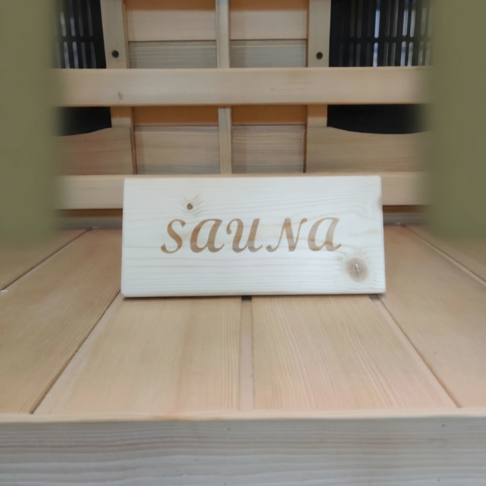 Sauna Door Handle Engraved Wooden Sauna Handle Rectangular Long-Lasting for DIYers, Steam Room