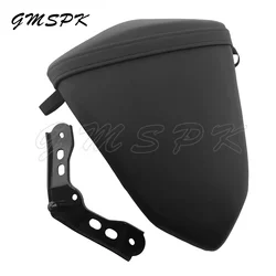 Motorcycle Leather Rear Pillion Passenger Seat Cushion Black Pad Fit for Kawasaki Ninja 300 EX300 2013-2017 2014 2015