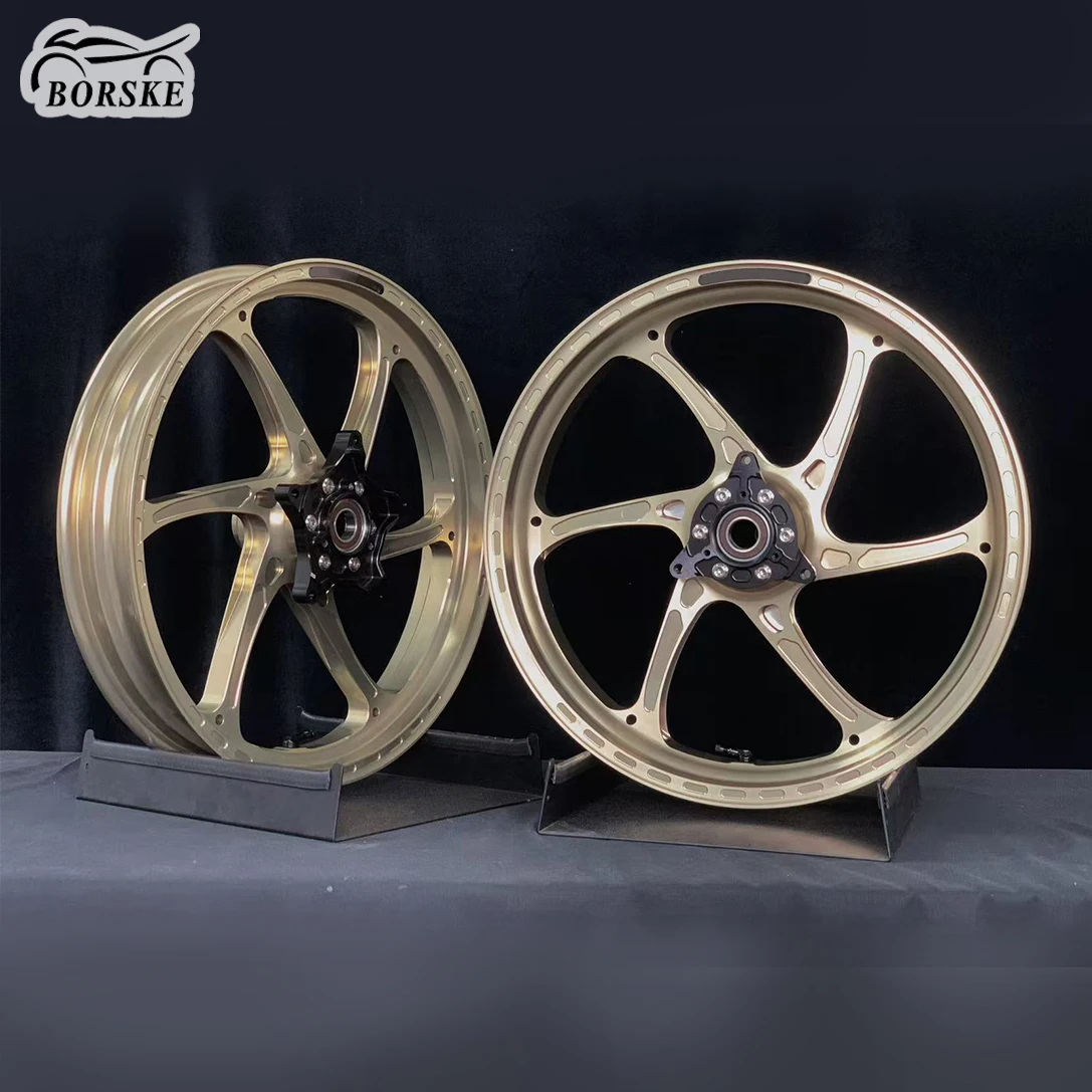 

Custom New Borske Forged Aluminum Alloy Motorcycle Rims 17 Inch Front/Rear for Yamaha R3