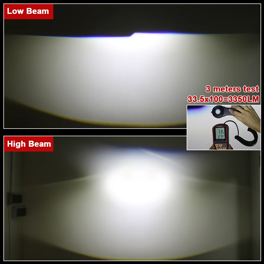 H7 LED Mini Lenses For Headlight Bi-led Projector Lens 1.8 2.0 inch H4 9005 9006 LED Auto Car Lights Accessories Retrofit Tuning view 4