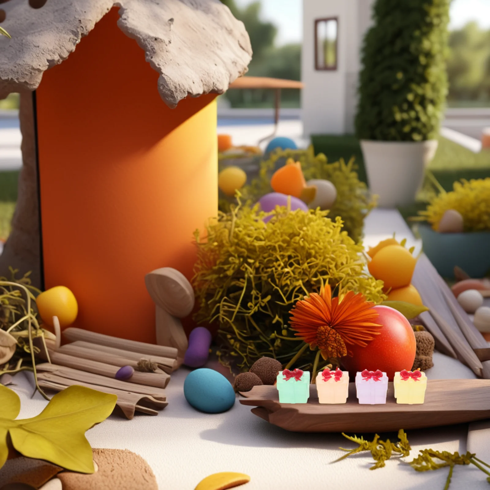 

Набор из 8 миниатюрных подарочных коробочек из смолы, светящихся в темноте, для микроландшафта, крошечные украшения для рождественского сказочного сада, декор для настольного бонсай