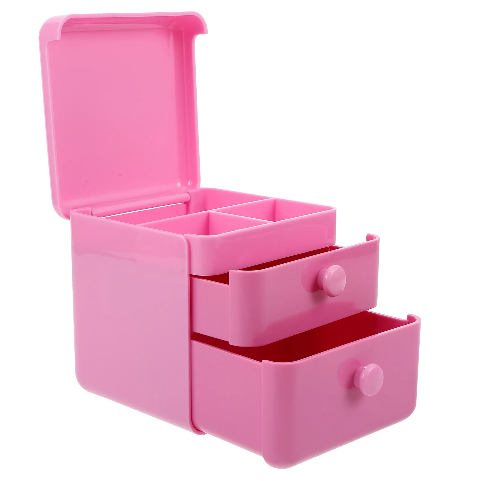 

Small Vintage Jewelry Box Plastic Drawer Box Decorative Keepsake Organizer Desktop Dresser Trinket Storage Accessory Holder