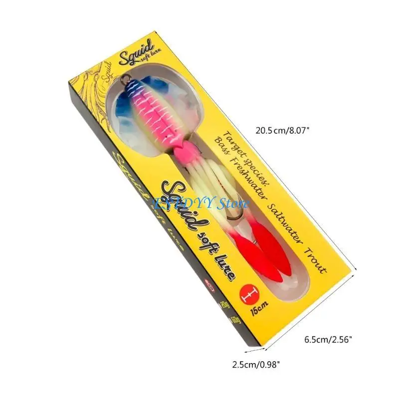 G6DE لينة الأعاصير الشريط الذيل الصيد السحر السحر الاصطناعي لينة لصيد سمك السلمون المرقط