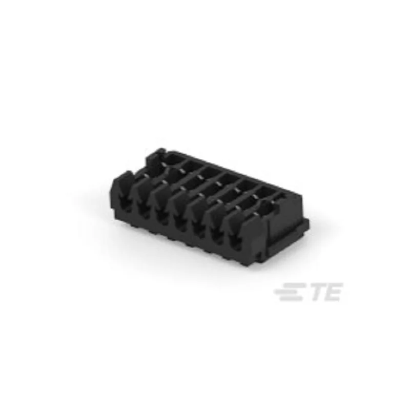 50PCS Genuine Connector 2-353293-7 7P black rubber shell