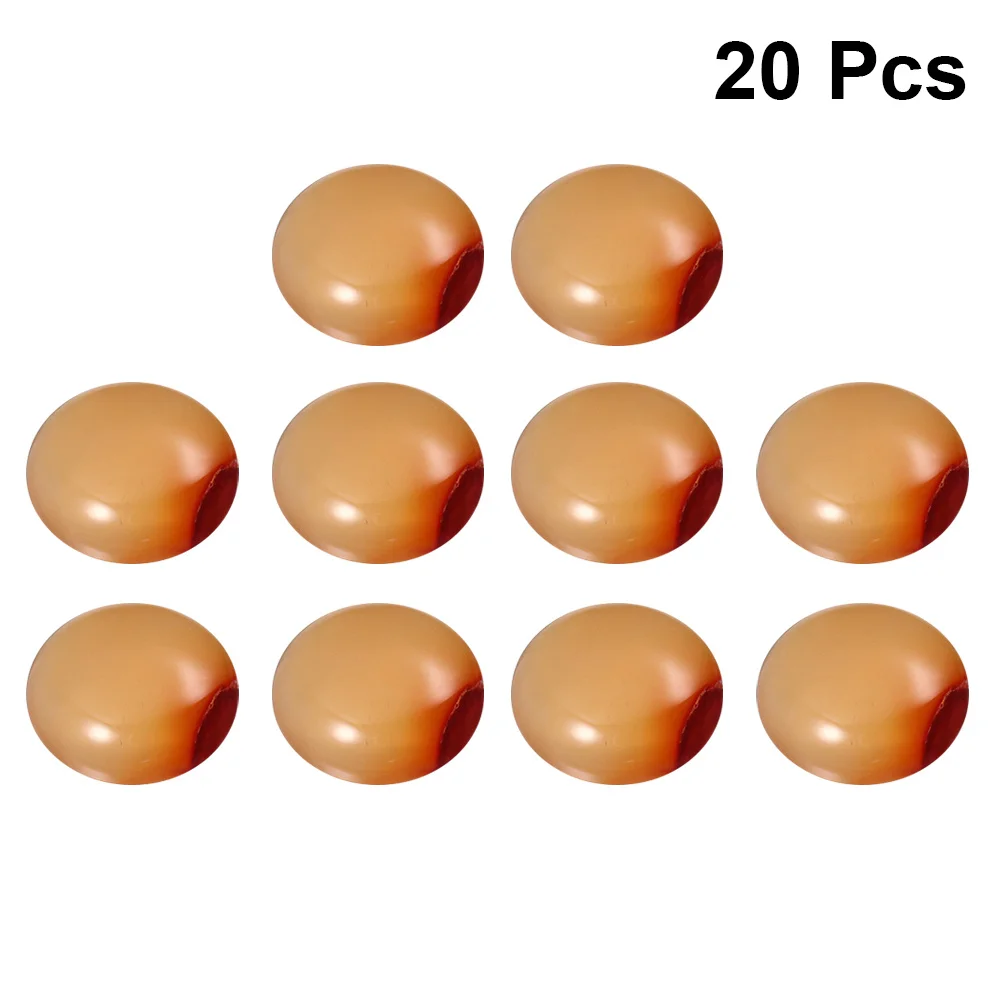 

20pcs 0.8Cm Red Carnelian Agate Cabochons Flat Back Half Round Diy Jewelry Making Supplies For Earring Cufflink Craft Decor