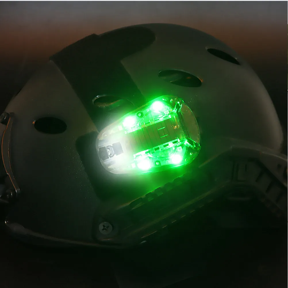 

1 шт. тактический сигнальный фонарь Ladybug, красный/зеленый, для использования на улице, водонепроницаемый, сверхпрочный, с несколькими режимами, портативный, с креплением на липучке, нейлоновый