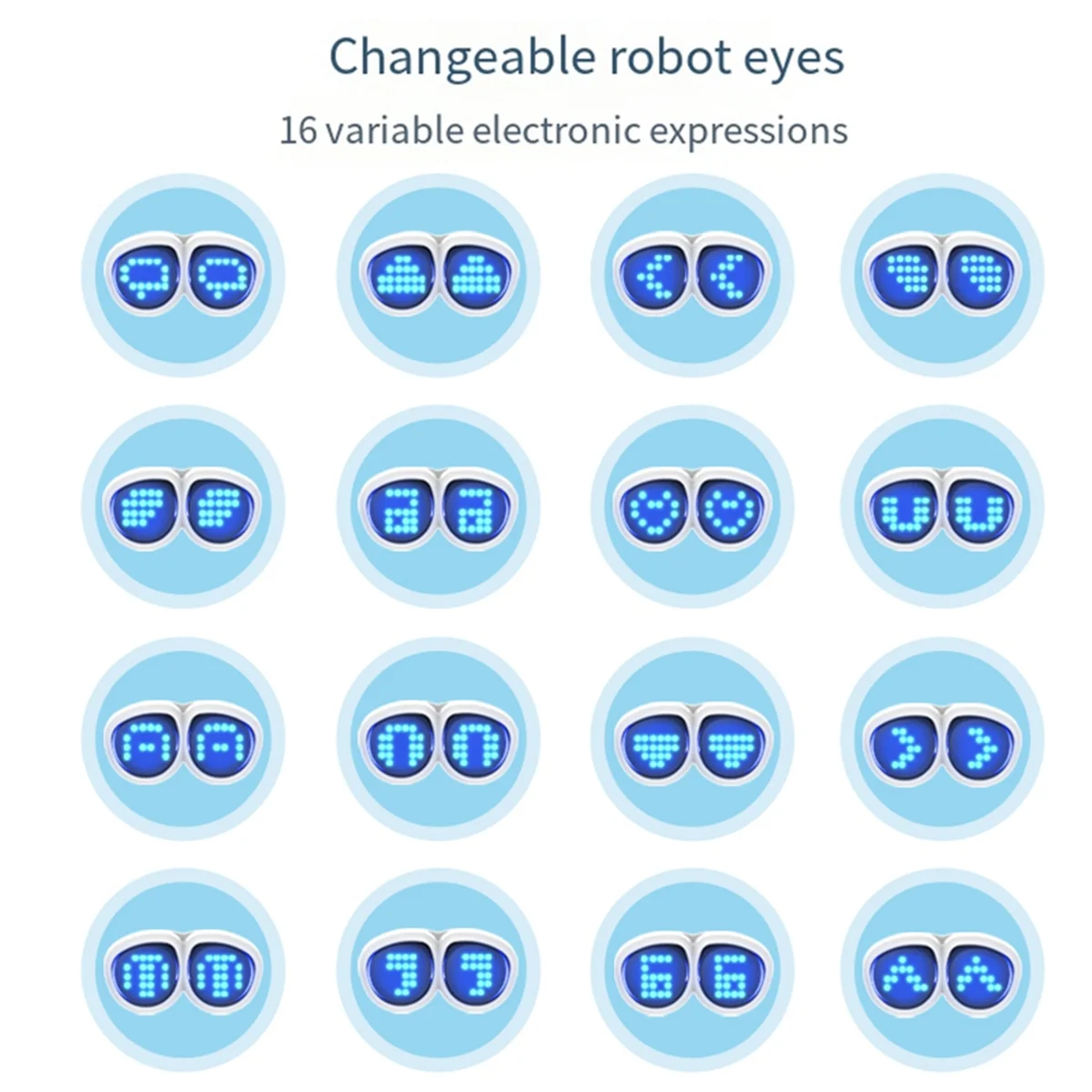 AM-RC Robot Toys with Walkie Talkie Function,Gesture Sensing, Programming Motion,Dance and Shining LED Eyes Gift for Kids