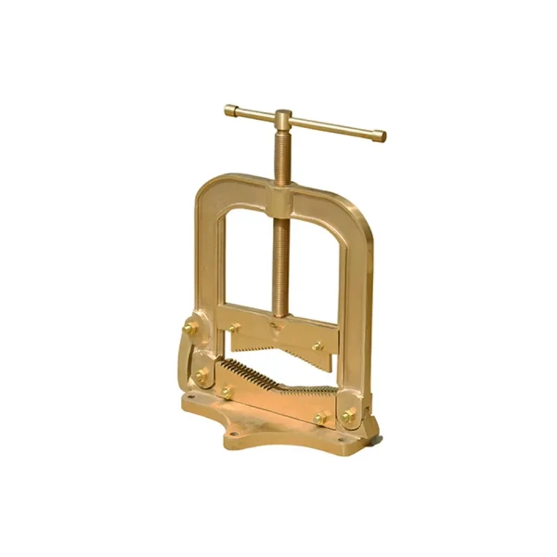 

self locking pipe vice Hot sale multi function explosion proof manual tools used to fix and cut the pipe