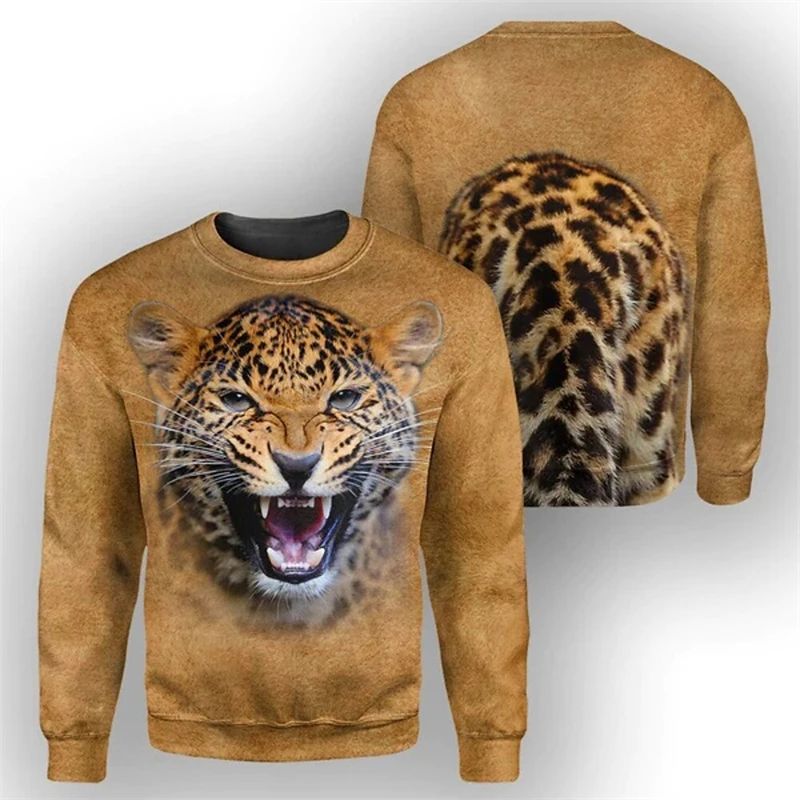 

Tiger Lion Cat Wolf Animel 3D Printed Man Female Outwear Pullover Sweater Casual Fashion Jumper Top Autumn Sweatshirt Clothing