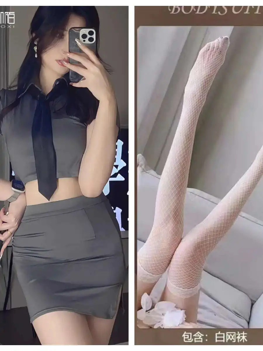 مثير الإناث سكرتيرة Bodycon الرغبة النقية موحدة بيجامة قطعتين تنورة مجموعة موضة النساء التنانير مجموعة جديد مثير التنانير مجموعة X1ZP